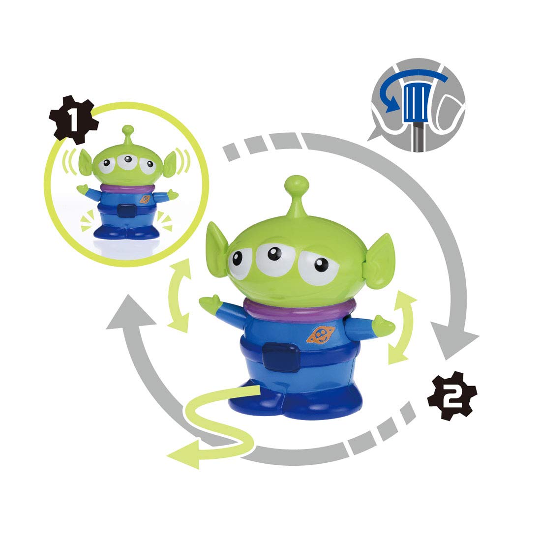 TAKARA TOMY Toy Story 4 Little Friends Alien- Japan Figure Store - #1 Bring To You The Best Japanese Goods