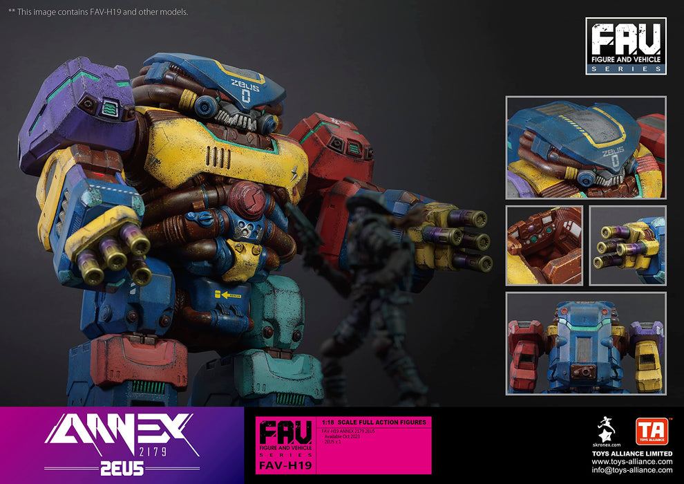 Toys Alliance Japan [Acid Rain] Fav H19 2Eu5 1/18 Scale Abs Action Figure- Japan Figure Store - #1 Bring To You The Best Japanese Goods