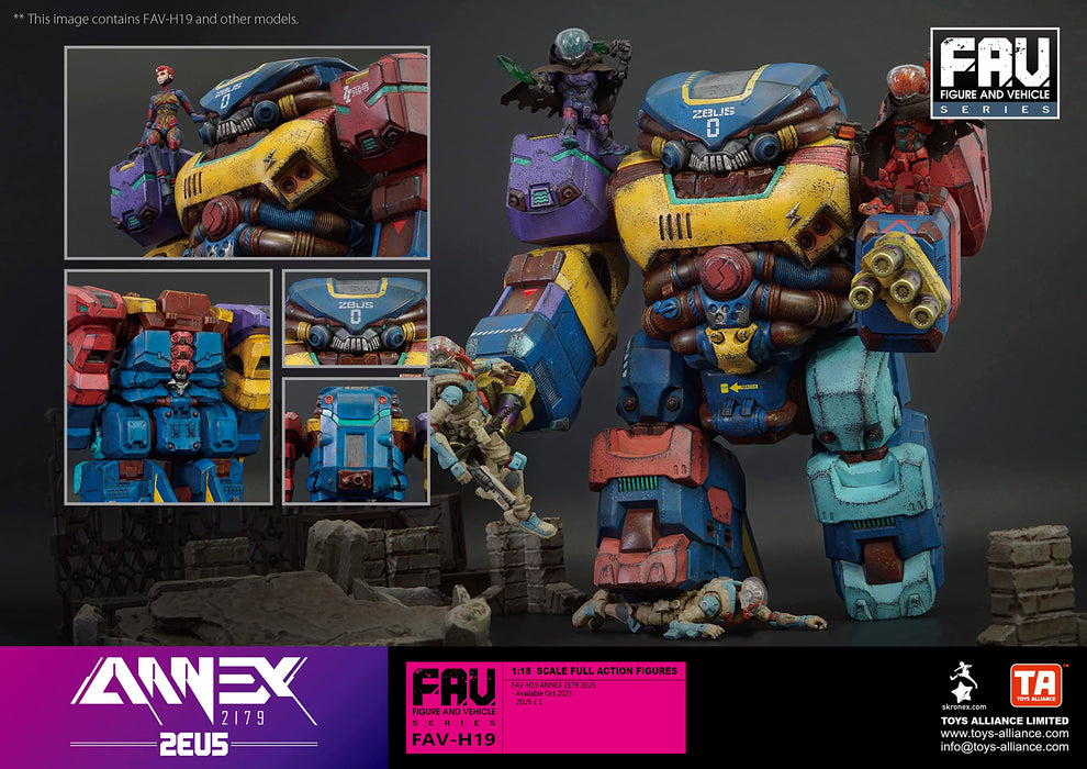 Toys Alliance Japan [Acid Rain] Fav H19 2Eu5 1/18 Scale Abs Action Figure- Japan Figure Store - #1 Bring To You The Best Japanese Goods