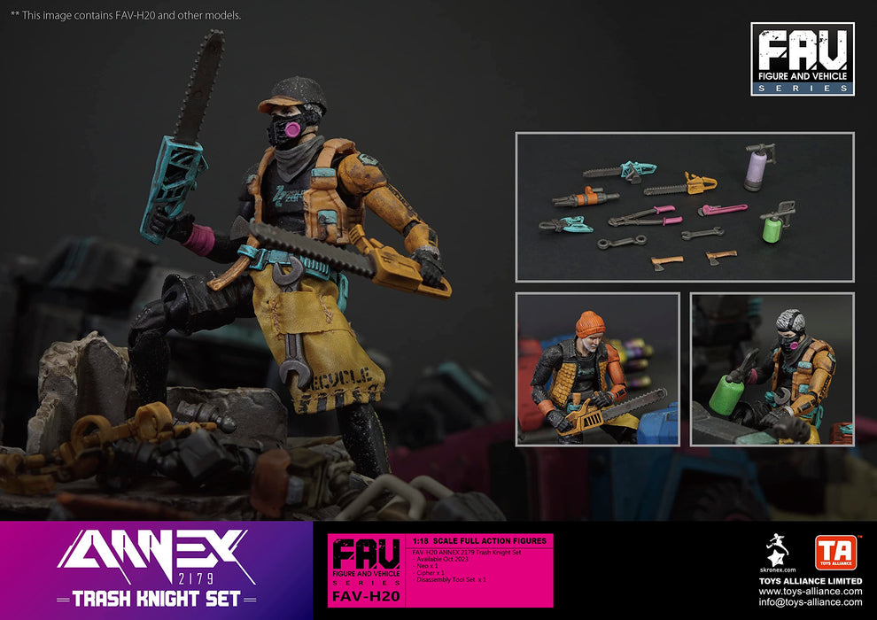 Toys Alliance Japan Acid Rain Fav H20 Trash Night Set 1/18 Scale Action Figure- Japan Figure Store - #1 Bring To You The Best Japanese Goods