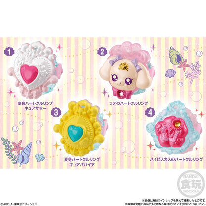 BANDAI CANDY Tropical-Rouge! Pretty Cure Heart Kuru Ring 10Pack Box Candy Toy- Japan Figure Store - #1 Bring To You The Best Japanese Goods