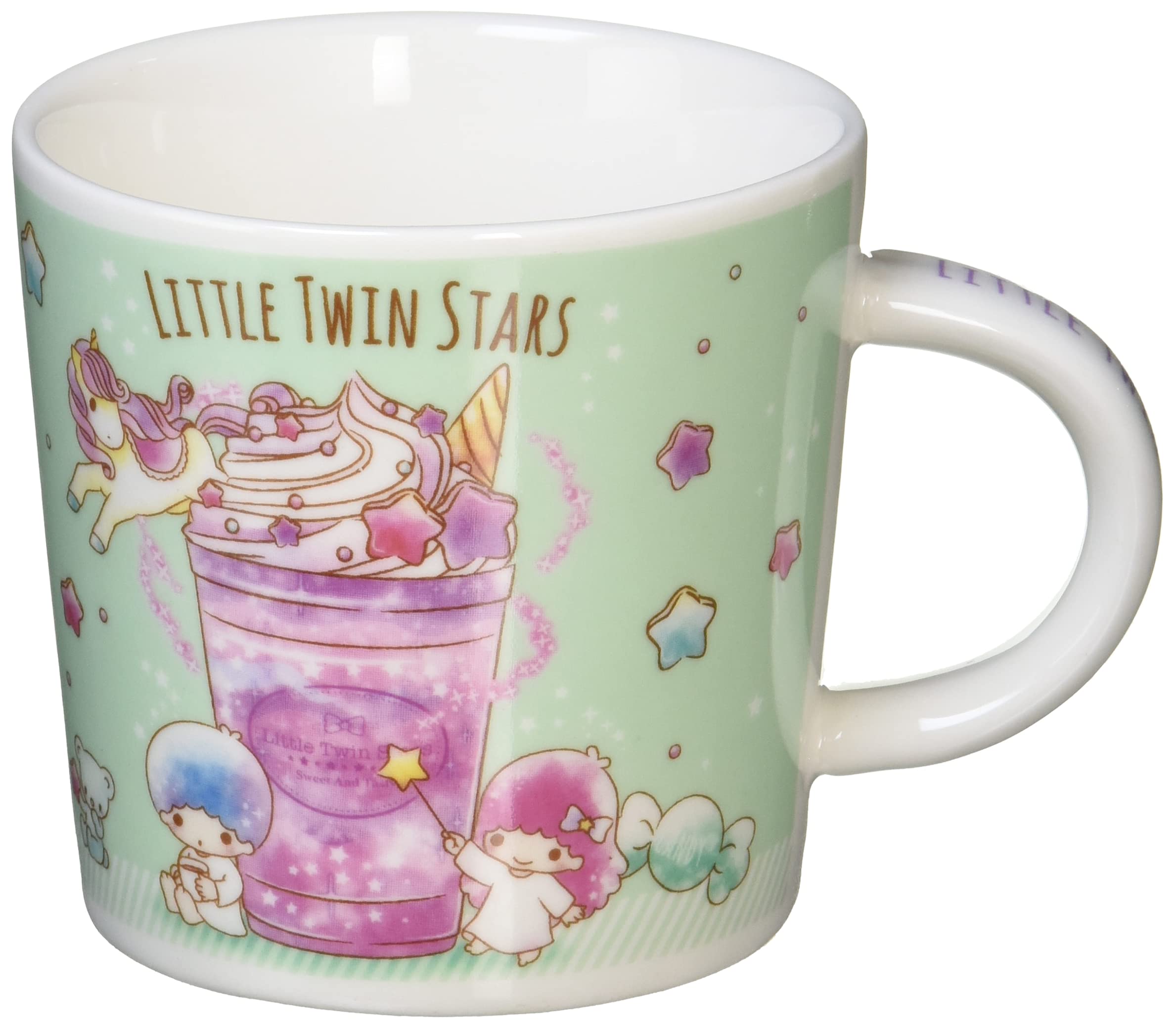 Tsujicel Little Twin Stars Mug Cup Frappuccino 250Ml Green 7010033- Japan Figure Store - #1 Bring To You The Best Japanese Goods