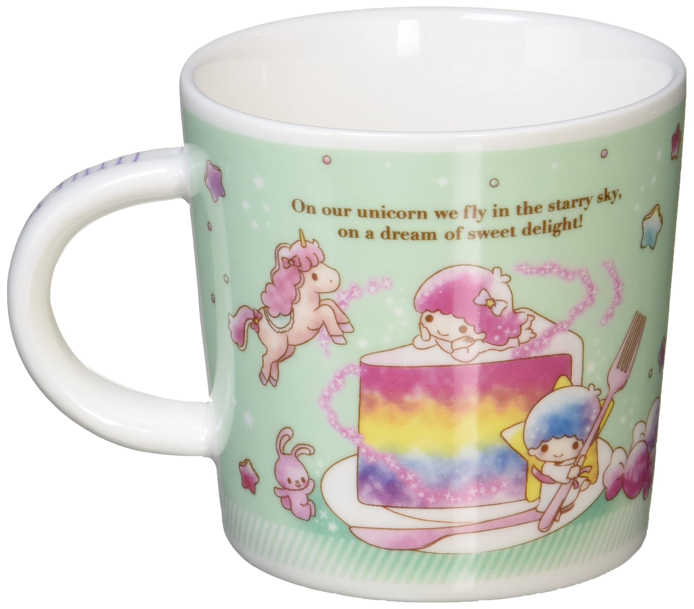 Tsujicel Little Twin Stars Mug Cup Frappuccino 250Ml Green 7010033- Japan Figure Store - #1 Bring To You The Best Japanese Goods