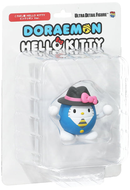 MEDICOM Udf-272 Ultra Detail Figure Doraemon X Hello Kitty Korobashiya 2 Pink- Japan Figure Store - #1 Bring To You The Best Japanese Goods