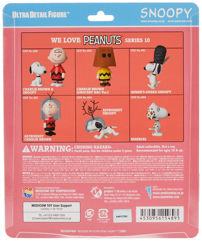 MEDICOM Udf-489 Ultra Detail Figure Peanuts Series 10 Charlie Brown & Snoopy- Japan Figure Store - #1 Bring To You The Best Japanese Goods