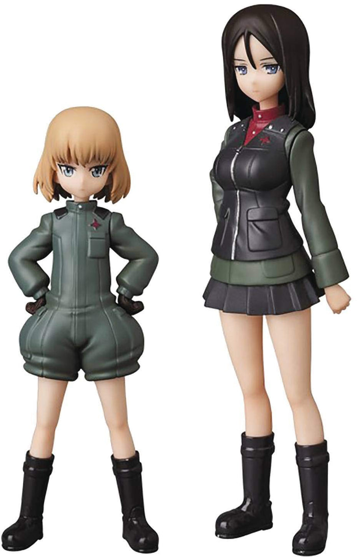 Udf Ultra Detail Figure No.495 Girls Panzer Final Chapter Katyusha Nonna Set Height Approx 80/110Mm Painted Complete Figure- Japan Figure Store - #1 Bring To You The Best Japanese Goods