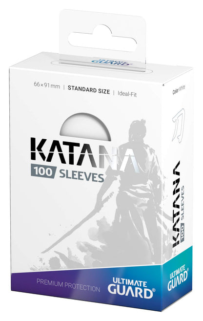 Ultimate Guard Katana Sleeves Standard Size White X 100 Set- Japan Figure Store - #1 Bring To You The Best Japanese Goods
