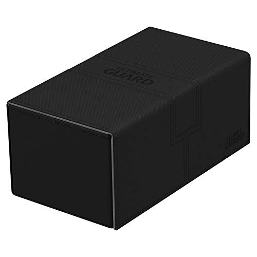Ultimate Guard 200 Card Twin Flip N Tray Xenoskin Black Deck Case- Japan Figure Store - #1 Bring To You The Best Japanese Goods