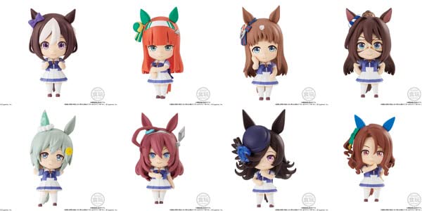 Uma Musume Pretty Derby Mini Character Collection 01 8 Pieces Box (Shokugan)- Japan Figure Store - #1 Bring To You The Best Japanese Goods