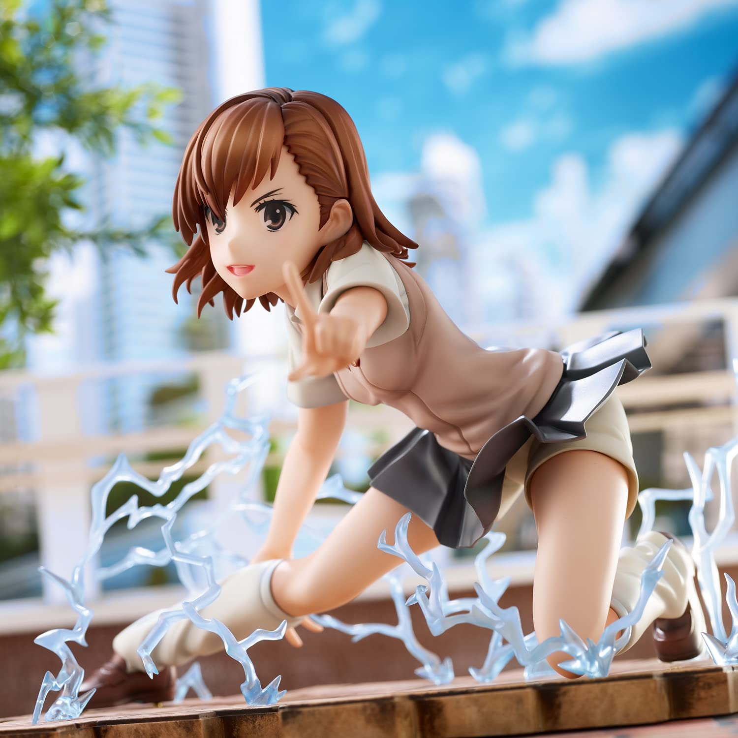 Union Creative A Certain Scientific Railgun T Mikoto Misaka Non-Scale Pvc Abs Painted Complete Figure- Japan Figure Store - #1 Bring To You The Best Japanese Goods