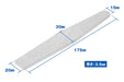 WAVE Materials Ht623 File Stick / Hard #800 3 Pcs.- Japan Figure Store - #1 Bring To You The Best Japanese Goods