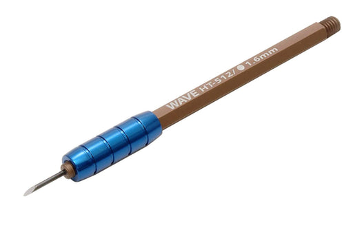 WAVE Hobby Tool Thin Width Chisel 1.6Mm Round Blade- Japan Figure Store - #1 Bring To You The Best Japanese Goods