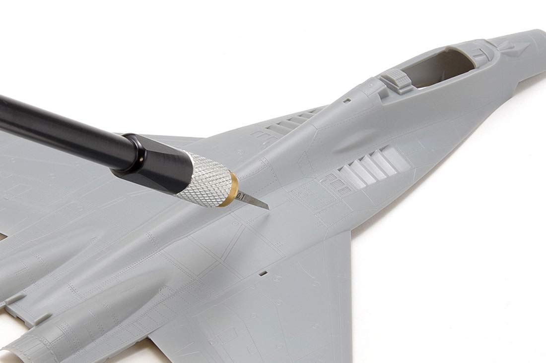 WAVE Hobby Tool Micro Chisel Black W/ 4 Blades- Japan Figure Store - #1 Bring To You The Best Japanese Goods