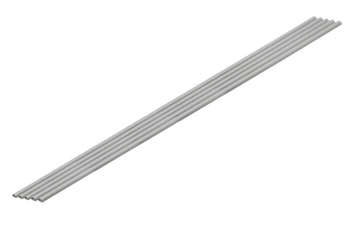 Wave OM-451 Plastic Gray Half Pipe 1.5x3mm 5pcs Hobby Material- Japan Figure Store - #1 Bring To You The Best Japanese Goods