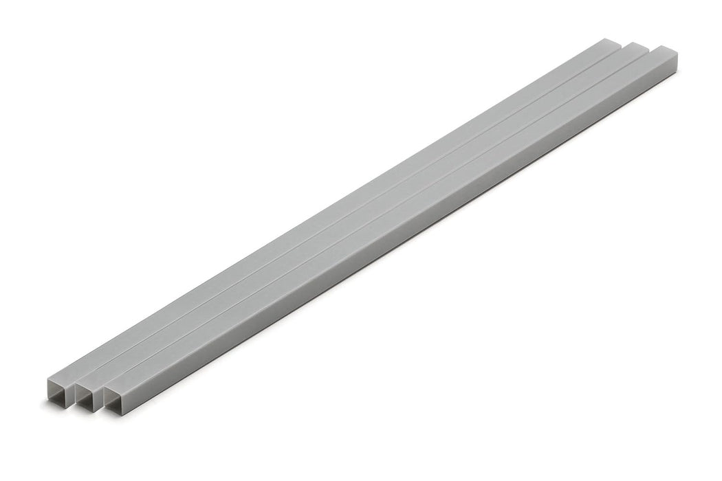 Wave OM-435 Gray Square Pipe 7mm 3pcs Plastic Material- Japan Figure Store - #1 Bring To You The Best Japanese Goods