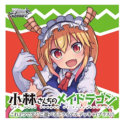 Weiss Schwarz Trial Deck + (Plus) Miss Kobayashi&S Dragon Maid- Japan Figure Store - #1 Bring To You The Best Japanese Goods