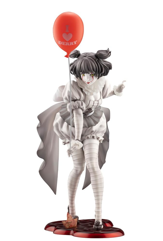 Kotobukiya 1/7 Scale Pvc Painted Pennywise Horror Bishoujo Figure (2017 Japan Monochrome Ver.)- Japan Figure Store - #1 Bring To You The Best Japanese Goods