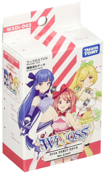 Takara Tomy Wixoss Tcg Wxdi-D03 Diva Debut Deck No Limit Japanese Kawaii Game Cards- Japan Figure Store - #1 Bring To You The Best Japanese Goods
