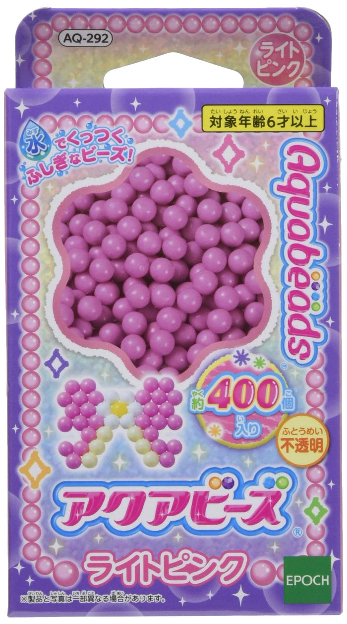 Epoch Aquabeads Light Pink St Mark Certified Age 6+ Water-Sticking Toy with Message Sticker AQ-292- Japan Figure Store - #1 Bring To You The Best Japanese Goods