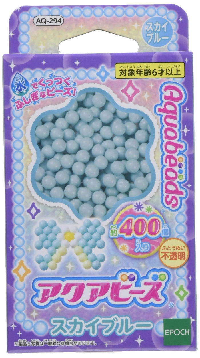 Epoch Aquabeads Sky Blue Water Sticking Toy Aq-294 Beads Sold Separately With Message Sticker- Japan Figure Store - #1 Bring To You The Best Japanese Goods