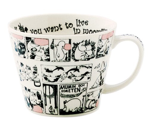 YAMAKA Moomin Soup Mug Monochrome- Japan Figure Store - #1 Bring To You The Best Japanese Goods