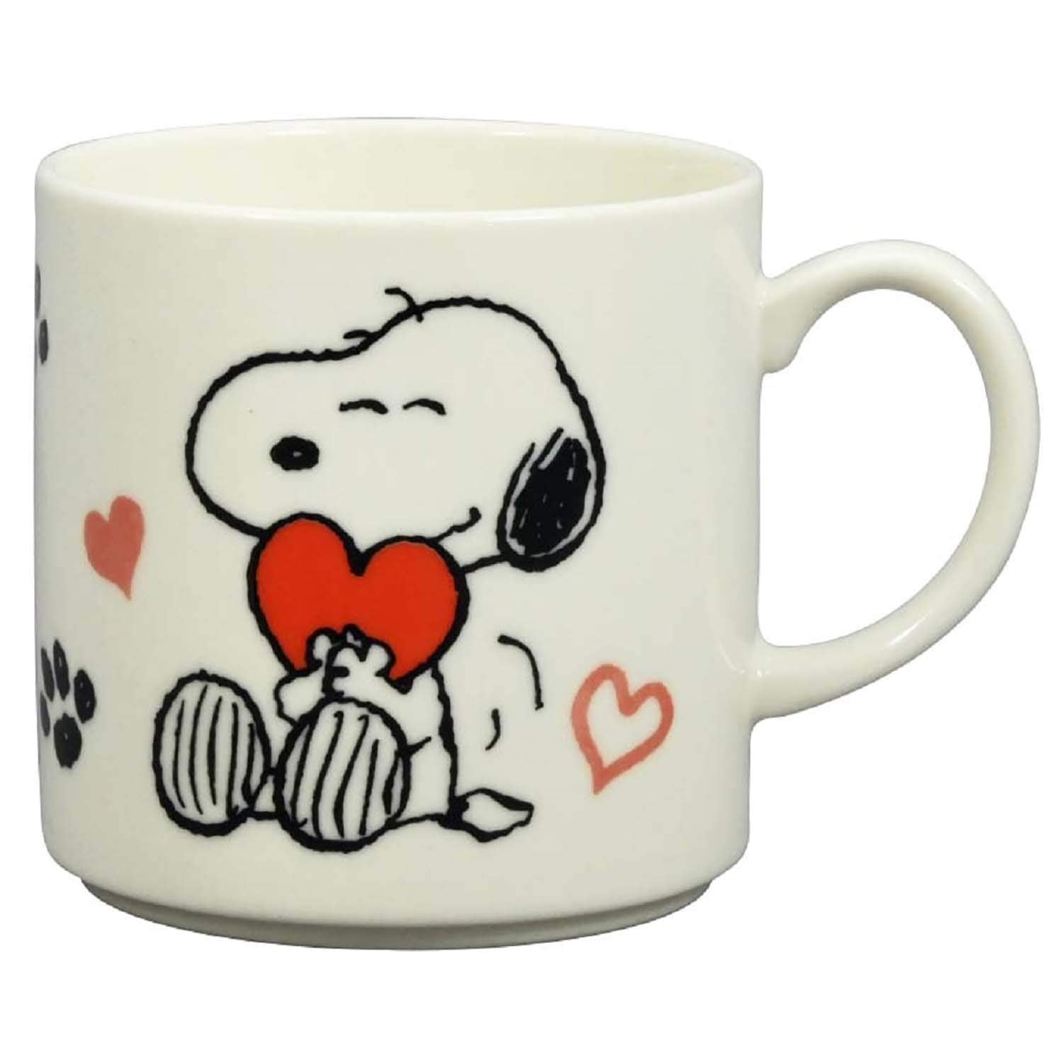 YAMAKA Peanuts Snoopy Mug With Cup Cover Love- Japan Figure Store - #1 Bring To You The Best Japanese Goods