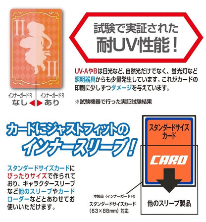 YANOMAN Card Protector Inner Guard R Uv Cut 100Pcs Pack- Japan Figure Store - #1 Bring To You The Best Japanese Goods