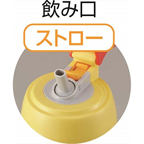 Zojirushi 0.45L Anpanman Stainless Cool Bottle W/ Direct Drinking Straw - St-Zg45A-Er Japan- Japan Figure Store - #1 Bring To You The Best Japanese Goods