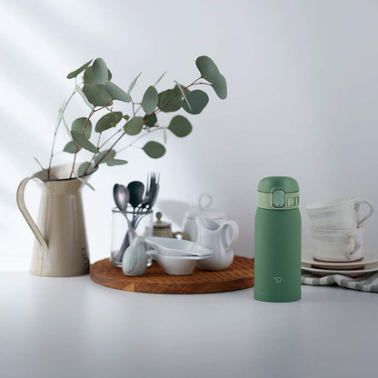 Zojirushi Sm-Wa36-Gd Stainless Mug Khaki 360ml - Japanese Thermos Vacuum Bottles- Japan Figure Store - #1 Bring To You The Best Japanese Goods