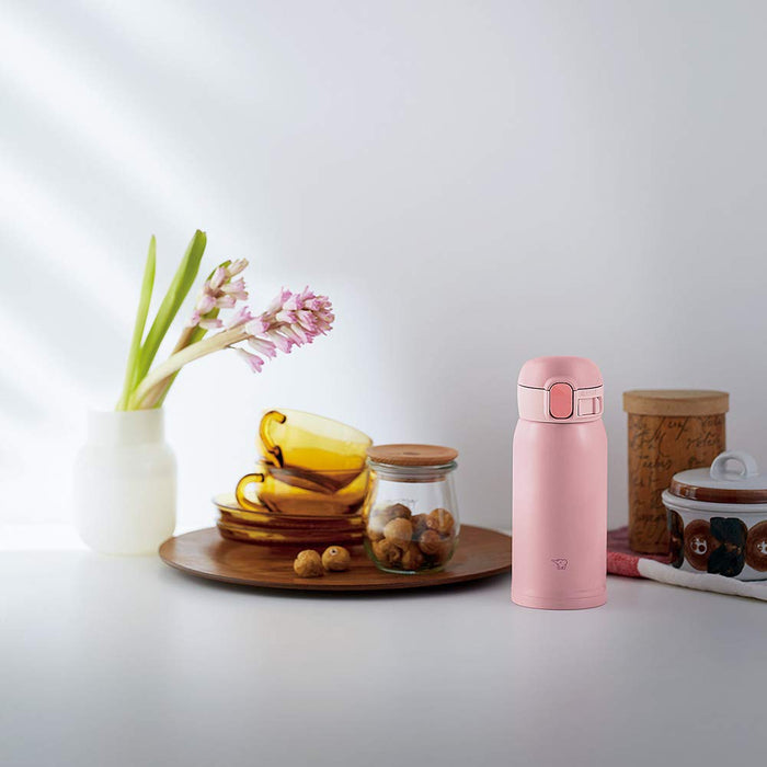 Zojirushi Sm-Wa36-Pa Peach Pink Stainless Mug 360ml - Japanese Vacuum Stainless Mugs- Japan Figure Store - #1 Bring To You The Best Japanese Goods