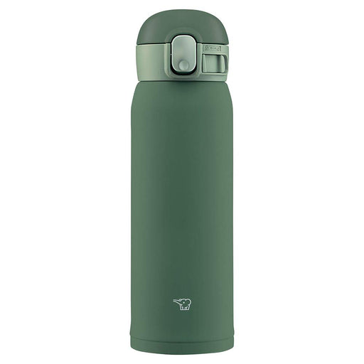Zojirushi Water Bottle (Seamless One Touch): Olive 480ml - Stainless Steel Bottle Made In Japan- Japan Figure Store - #1 Bring To You The Best Japanese Goods
