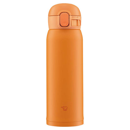 Zojirushi Water Bottle (Seamless One Touch): Orange 480ml - Japanese Stainless Steel Bottle- Japan Figure Store - #1 Bring To You The Best Japanese Goods